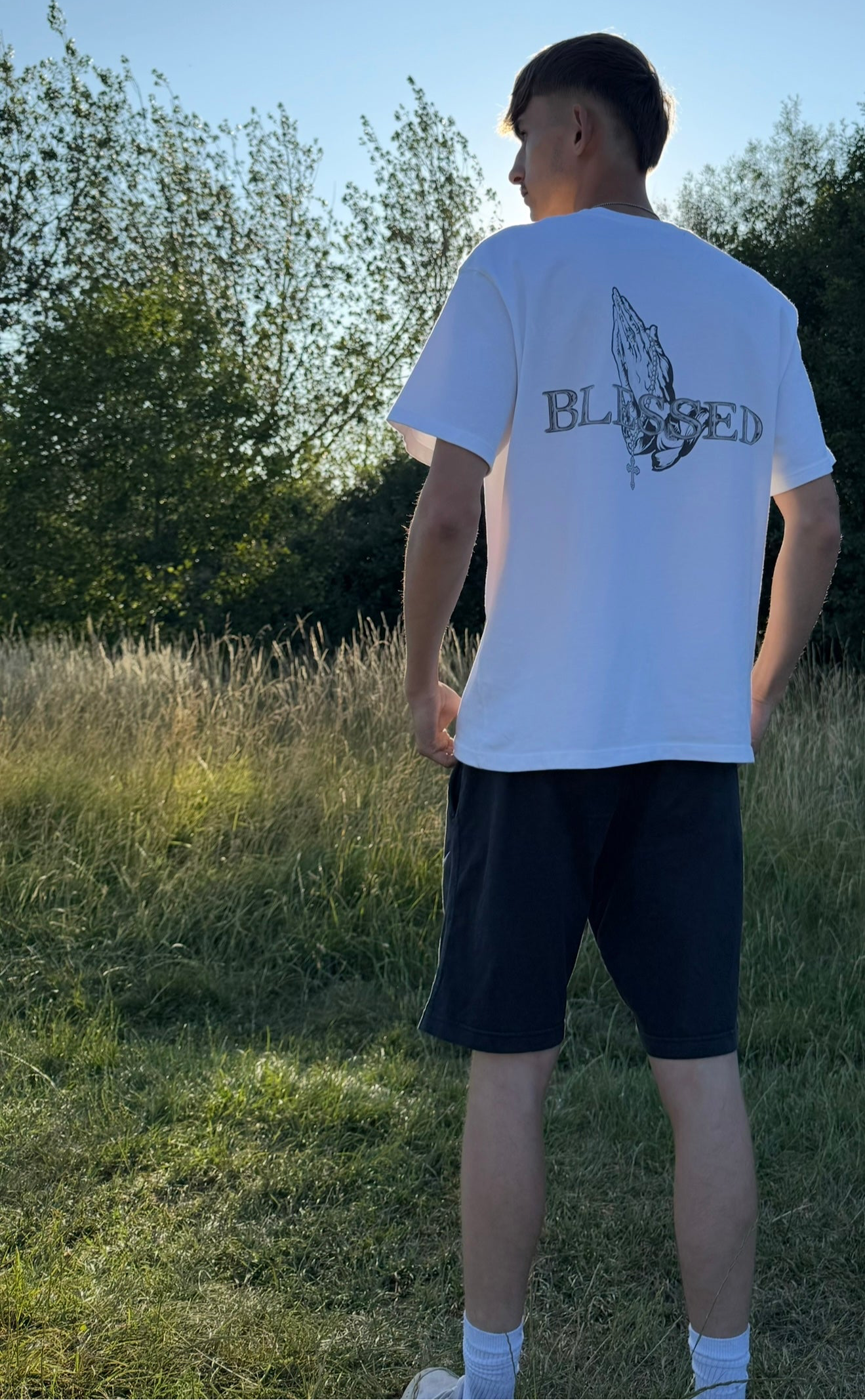 Blessed praying hands T-Shirt
